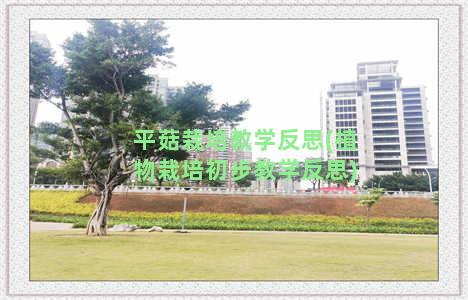 平菇栽培教学反思(植物栽培初步教学反思)